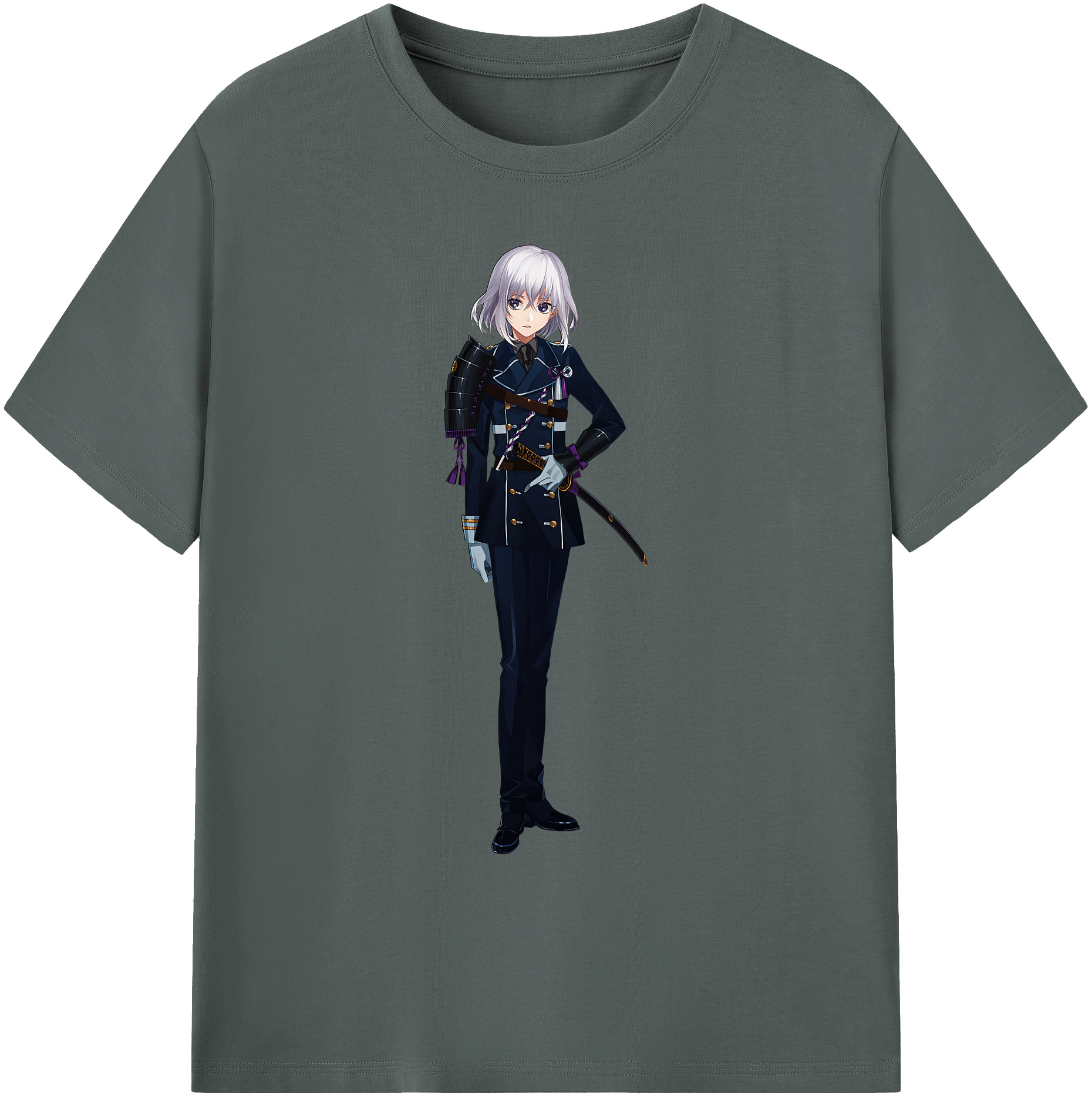 （画像用） 刀剣乱舞 Touken Ranbu 綿100％ メンズ半袖Tシャツ｜肌触りやわらか＆通気性